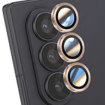 Enkay Protection d'Objectif Caméra pour Galaxy Z Fold 7 Triple lentille Dorée