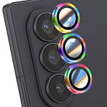 Enkay Protection d'Objectif Caméra pour Galaxy Z Fold 7 Triple lentille Multicolore