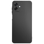 Avizar Coque pour Galaxy A07 en Silicone Souple avec Renfort Bloc Caméra Noir