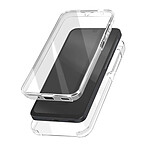 Avizar Coque Intégrale pour Galaxy A17 Protection 360° en Silicone Transparent