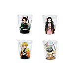 Demon Slayer - Pack 4 verres à shot Groupe 59 ml