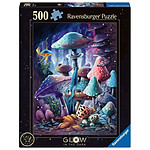 Ravensburger - Puzzle Glow-in-the-Dark Moonlight Mushrooms (500 pièces) Ravensburger - Puzzle Glow-in-the-Dark Moonlight Mushrooms (500 pièces)