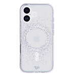 Tech21 Coque EvoSparkle Focus pour iPhone 17 MagSafe avec Paillettes Transparent