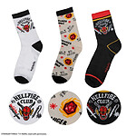 Stranger Things - Pack 3 Paires de chaussettes Hellfire Club