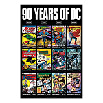 DC Comics - Lithographie DC Comics 90 Years Limited Edition 42 x 30 cm