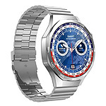 Hoko Montre Connectée Bluetooth 5.3 Étanche IP68 avec Suivi Santé Argent