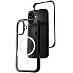 CYGNETT Coque Intégrale pour iPhone 17 MagTitan MagSafe avec Protection d'Écran 9H Noir transparent