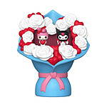 Sanrio - Pack 2 figurines Bitty POP! Bouquet My Melody & Kuromi (Valentine) 4 cm