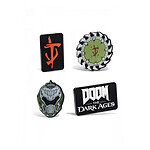 Doom The Dark Ages - Pack 4 aimants Icons Doom The Dark Ages