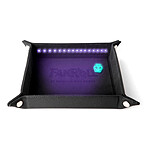 FanRoll Shadowlight - Plateau à dés pliant Blacklight Black