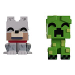 Minecraft - Figurines Wolf and Creeper Monitor Buddiez