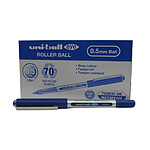 UNI-BALL Stylo Roller Encre Liquide Recyclé EYE Micro UB150E Pointe Fine Bleu x 12