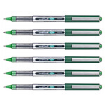 UNI-BALL Stylo Roller Encre Liquide Recyclé EYE Micro UB150E Pointe Fine Vert x 6