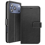 Mayaxess Étui Portefeuille pour iPhone 17 Pro avec Dragonne et Fonction Stand Noir Mayaxess Étui Portefeuille pour iPhone 17 Pro avec Dragonne et Fonction Stand Noir