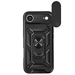 Mayaxess Coque pour iPhone Air avec Anneau Rotatif Magnétique et Cache Appareil Photo Noir