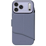 Decoded Étui MagSafe pour iPhone 17 Pro en Silicone Texturé Anti-saleté Bleu