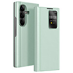 Avizar Étui Fenêtre pour Galaxy Z Fold7 avec Porte-cartes et Fonction Stand Vert pâle Avizar Étui Fenêtre pour Galaxy Z Fold7 avec Porte-cartes et Fonction Stand Vert pâle