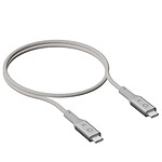 LinQ Câble USB4 USB-C vers USB-C 1m Série Procable Transfert Ultra Rapide Gris clair