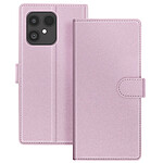 Mayaxess Étui Portefeuille 2 en 1 pour Fairphone 6 avec Coque Détachable Rose champagne