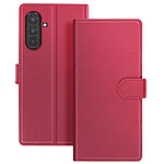 Mayaxess Étui Portefeuille 2 en 1 pour Galaxy A17 avec Coque Détachable Rouge