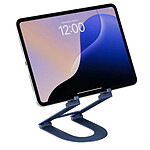Twelve south Support Curve Mini Coastal de Bureau Repliable et Ajustable pour Tablette et iPad Bleu