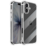 Mayaxess Coque pour iPhone 17 en Silicone avec Coins Renforcés Antichocs Transparent