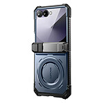 Supcase Coque Renforcée pour Galaxy Z Flip 7 Série Unicorn Beetle Grip avec Béquille Bleu