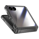 Supcase Coque et Protection d'Écran pour Galaxy Z Flip 7 avec Charnière et Clip Ceinture Noir