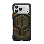 UAG Coque pour iPhone 17 Pro Max MagSafe Motif Hexagonal Série Monarch Pro Vert olive