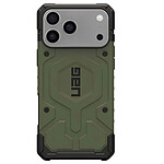 UAG Coque pour iPhone 17 Pro Max MagSafe Antimicrobienne Série Pathfinder Vert / Noir