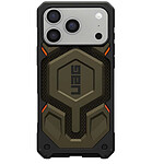 UAG Coque pour iPhone 17 Pro Max MagSafe Monarch Pro Kevlar Antichocs Vert olive