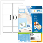HERMA Etui 250 Etiquettes PREMIUM sur 25 Feuilles A4 83,8 x 50,8 mm Blanc