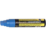 SECURIT Marqueur Craie Liquide ORIGINAL LARGE Biseautée 7 - 15 mm Bleu