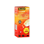 SCOTCH Boite de 8 rouleaux adhésif Cristal Clear 600, 19 mm x 33 m