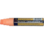 SECURIT Marqueur Craie Liquide ORIGINAL LARGE Biseautée 7 - 15 mm Orange