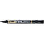 PENTEL marqueur permanent N860, noir, pointe biseautée x 12 PENTEL marqueur permanent N860, noir, pointe biseautée x 12
