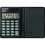 REBELL Calculatrice de poche SHC 108 - 8 Chiffres Noir