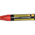 SECURIT Marqueur Craie Liquide ORIGINAL LARGE Biseautée 7 - 15 mm Rouge