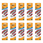 BIC Pack 2 Recharges pour Stylo-bille 4 Colours Smooth S Bleu x 10