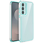 Avizar Coque pour Samsung Galaxy S25 FE Antichoc Contour Renforcé Antidérapants Turquoise