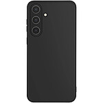 Avizar Coque pour Samsung Galaxy S25 FE en Silicone Soft Touch Souple Antidérapant Noir