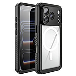 4smarts Coque Intégrale Étanche IP68 pour iPhone 17 Pro Compatible MagSafe Noir