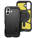 Spigen SGP Coque pour iPhone 17 MagSafe Série Tough Armor T MagFit avec Béquille Intégrée Noir