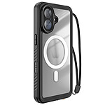 Redpepper Coque pour iPhone 17 Étanche IP68 Antichoc 2m avec Dragonne Inclus Noir