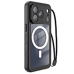 Redpepper Coque pour iPhone 17 Pro Étanche IP68 Antichoc 2m avec Dragonne Inclus Noir