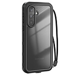 Redpepper Coque Étanche pour Samsung Galaxy A56 IP68 Antichoc avec Dragonne Intégré Noir