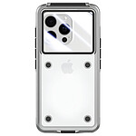 Avizar Coque Étanche pour iPhone 17 IP68 Waterproof 30m avec Cordon Noir transparent
