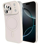 JUST IN CASE Coque pour iPhone 17 Pro MagSafe en TPU Souple Série KickCase Beige