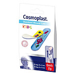 Cosmoplast Boite de 20 Pansement pour Enfant Fantaisie Forme Mixte Animaux et Véhicules Multicolore