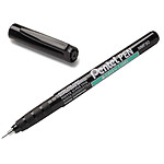 PENTEL Marqueur permanent GREEN-LABEL NMF50, noir x 12